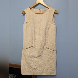 J Crew Jacquard Sleeveless Shift Dress